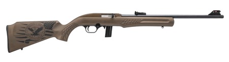 [754908900909] Rossi RS22L1811L-USA RS22 250th Anniversary 22 LR 10+1 18" Blued Barrel, Bronze Cerakote Alloy Steel Receiver, Fixed Bronze Stock