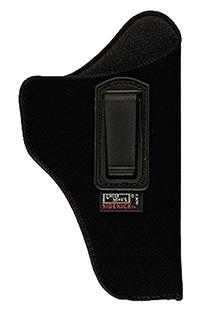 [043699760213] Uncle Mike's 76021 Inside The Pants Holster IWB Size 02 Black Suede Like Belt Clip Fits Med/Intermediate DA Revolver Fits 4" Barrel Right Hand