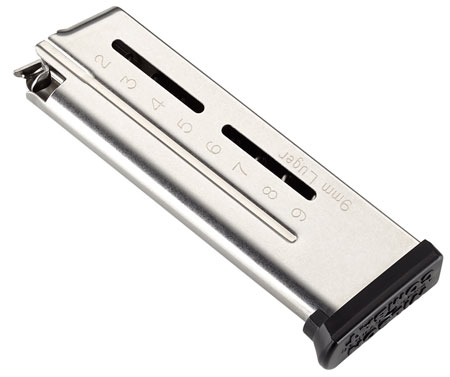 [811826021755] Wilson Combat 5009C9 ETM  9rd 9mm Luger Fits Wilson Combat 1911 Elite Tactical Compact Stainless Steel