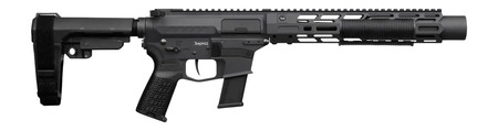 [840442509156] CMMG 45AEA70-AB Zeroed Banshee MkG 45 ACP 13+1 6.50" Black Nitride Threaded Barrel, Black Armor Cerakote Aluminum Receiver w/Picatinny Rail, M-LOK Handguard, Black Polymer CMMG RipBrace, CMMG Zeroed G