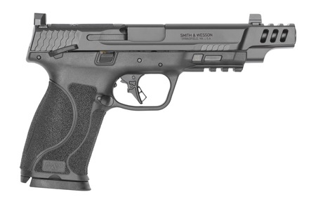 [022188903003] Smith  &  Wesson 14504 M & P PC M2.0 10mm Auto 10+1 5.60" Black Armornite Ported Barrel, Black Armornite Stainless Steel Ported/Serrated Slide, Black Polymer Frame w/Picatinny Rail, Interchangeable Palmsw