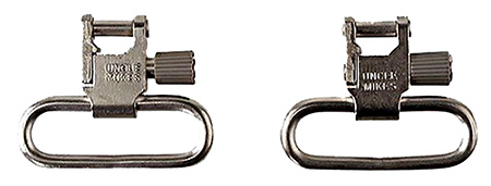 [043699146222] Uncle Mike's 14622 Super Swivel  Quick Detach 115 RUG Nickel 1" Loop for Ruger 10/22/ .44 Mag/ #3 Carbines