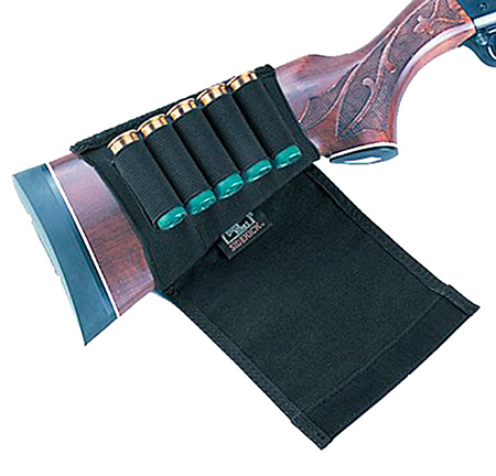 [043699884926] Uncle Mike's 88492 Buttstock Shell Holder  Black Nylon 5rd Shotgun