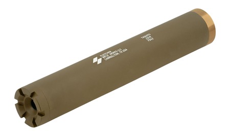 [850044307692] Fletcher Rifle Works TAQUITOTAN Taquito 22LR 1" Tan Stainless Steel/Aluminum 1/2"x28