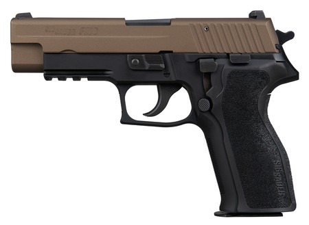 [798681749140] Sig Sauer E26R9BSSFBZ P226 Freedom Limited Edition Full Size 9mm Luger 15+1 4.40" Black Carbon Steel Barrel, Bronze Cerakote w/Freedom Engraving Stainless Steel Serrated Slide, Black Anodized Aluminum
