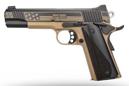 [669278378961] Kimber Mfg, Inc 3700896 DS Warrior LW Boot Campaign Bundle 9mm Luger 20+1 5" Stainless Deep Crown Barrel, KimPro Black Stainless Steel Engraved/Optic Cut/Serrated Slide, Black Anodized Aluminum Frame