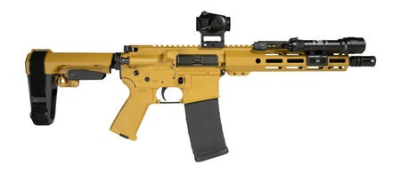 [810188106810] Shark Coast Tactical SCC06810RAL300-P RAL Bundle 300 Blackout 30+1 10" Threaded Barrel, RAL Cerakote Aluminum Receiver w/Picatinny Rail, M-LOK Handguard, RAL Cerakote Polymer Stock  &  Grip, Vortex Cros