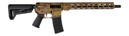 [810188101952] Shark Coast Tactical SCC101952AFDE Anime-15  5.56 NATO 30+1 16" Black Nitride Threaded Barrel, Flat Dark Earth Cerakote Aluminum Receiver w/Picatinny Rail, M-LOK Handguard, Magpul Collapsible Black Po