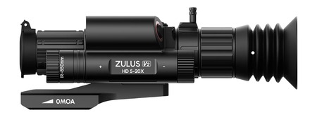 [850065096421] DNT ZHD520RV2 ZULUS HD 5-20X V2  D/N W/LSR RF