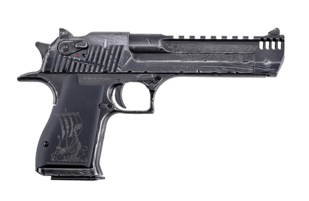 [761226091110] Magnum Research DE50VK1 Desert Eagle Mark XIX Viking 50 AE 7+1 6" Carbon Steel Integral Muzzle Brake/Picatinny Rail Barrel