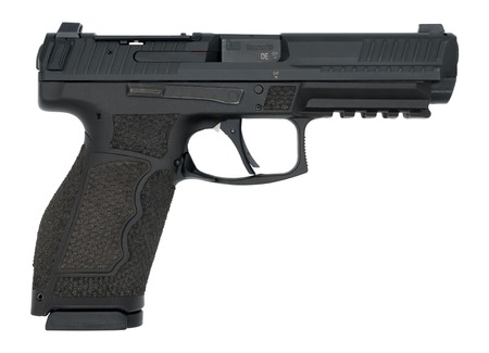 [810059266209] Langdon Tactical Tech VP9A1FHPRDMWC HK VP9A1F  Full Size Frame 9mm Luger 17+1 4.53" Black Nitride Polygonal Rifled Barrel, Black Nitride Optic Ready/Serrated Slide, Black Polymer Frame w/Picatinny Rai