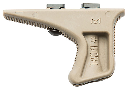 [812526021670] BCM KAGMCMRFDE BCMGunfighter Kinesthetic Angled Grip MOD 3 Made of Polymer With Flat Dark Earth Finish for M-Lok