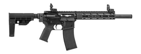 [850050173960] Tippmann Arms A101374 M4-22 Elite Bug Out 22 LR 25+1 12" Black Parkerized Integrally Suppressed Barrel, Matte Black Aluminum Receiver w/Picatinny Rail, M-LOK Handguard, Black Adjustable Folding Stock,