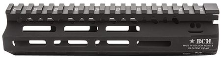 [812526021663] BCM MCMR8556BLK BCMGunfighter MCMR 8" M-LOK, Free-Floating Style Made of Aluminum with Black Anodized Finish for AR-Platform