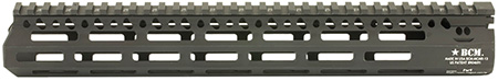 [812526021625] BCM MCMR13556BLK BCMGunfighter MCMR 13" M-LOK, Free-Floating Style Made of Aluminum with Black Anodized Finish for AR-Platform