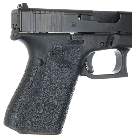 [812308029054] Talon Grips 382R Adhesive Grip  Glock Gen5 19/23/25/32/38/44 w/No Backstrap, Black Textured Rubber