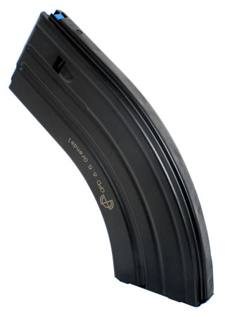 [766897412066] DuraMag 2865041206CPD SS  26rd 6.5 Grendel/6mm ARC for AR-15 Black w/ Blue Follower Detachable
