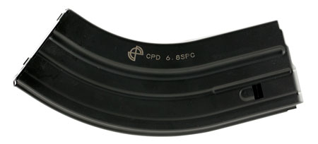 [766897412073] DuraMag 2868041207CPD SS  28rd 22 Nosler/6.8 SPC for AR-15 Black w/ Gray Follower Detachable