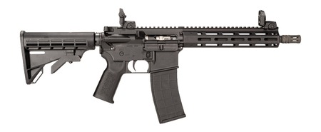 [857253008877] Tippmann Arms A101174 M4-22 Elite SBR 22 LR 25+1 11" Black Parkerized Threaded Barrel, Matte Black Aluminum Receiver w/Picatinny Rail, M-LOK Handguard, Adjustable Black Polymer Stock, Black Gen2 Grip