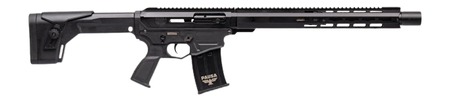 [869325001297] Panzer Arms PAAR12BLF AR12 G5 12 Gauge Semi-Auto 3" 5+1 18.50" Black Cerakote Aluminum/Polymer Receiver w/Picatinny Rail, M-LOK Handguards, Black Synthetic Stock