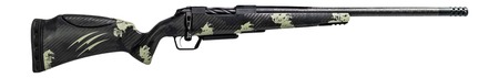 [853418413265] Fierce Firearms ROGSCMX25CM20BF Carbon Mini Rogue XP 25 Creedmoor 3+1 20" Carbon Fiber Match Grade Barrel, Black DLC Stainless Steel Drilled  &  Tapped Receiver, Forest Camo Push Button Adj Cheek Piece
