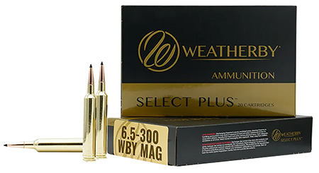 [747115429646] Weatherby F653130SCO Select Plus  6.5x300WthbyMag 130gr Swift Scirocco II 20 Per Box/10 Case