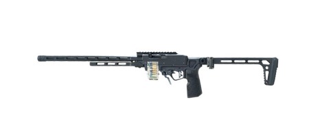 [657768391644] TandemKross FA41N0601BBB1 ADX Race 22 LR 20+1 16.50" Black QPQ Threaded Barrel, Black Anodized Aluminum Receiver w/Picatinny Rail, M-LOK Handguard, TK Folding Black Aluminum Brace, Polymer Grip, Ambid