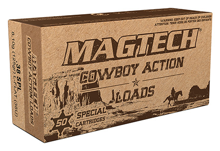 [754908193011] Magtech 38U Cowboy Action  38Special 125gr Lead Flat Nose 50 Per Box/20 Case