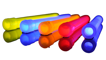 [024718513829] Humvee Adventure Gear HMV6FP10 Light Stick Family Pack Multi Color 6" Weather Proof 10 Lights