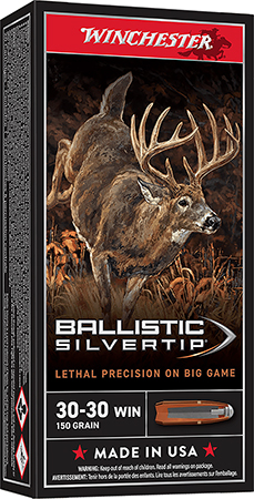 [020892215375] Winchester Ammo SBST3030 Ballistic Silvertip  30-30Win 150gr Rapid Controlled Expansion Polymer Tip 20 Per Box/10 Case