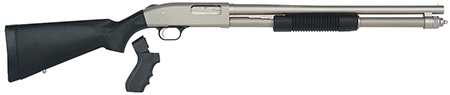 [015813502993] Mossberg 50299 590 Mariner 12 Gauge 8+1 3" 20" Cylinder Bore Barrel, Silver Marinecote Barrel/Receiver, Synthetic Stock, Includes Pistol Grip Conversion Kit