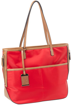 [672352011524] Bulldog BDP056 Tote Purse w/Holster Red Nylon Most Sm Pistols  &  Revolvers Right Hand