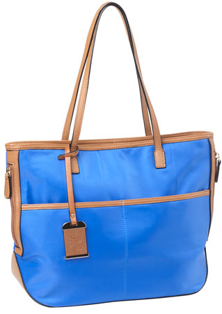 [672352011531] Bulldog BDP057 Tote Purse w/Holster Electric Blue Nylon Most Sm Pistols  &  Revolvers Right Hand