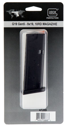[764503026683] Glock 47289 G19  Gen5 10rd 9mm Luger Black Polymer