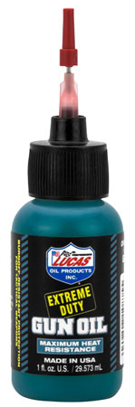 [049807108755] Lucas Oil 10875 Extreme Duty Gun Oil Against Heat, Friction, Wear 1 oz Squeeze Bottle