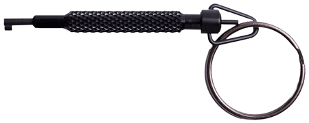[810112981889] Uzi Accessories UZIKEYROTATI Handcuff Key Rotating Black Metal 0.90 oz