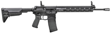 [706397913649] Springfield Armory STE916556B SAINT Edge 5.56x45mm NATO 30+1 16" Black Melonite Barrel Black Hard Coat Anodized Rec Black Adjustable Bravo Mod 0 SopMod Stock Black Bravo Mod 2 Grip Right Hand