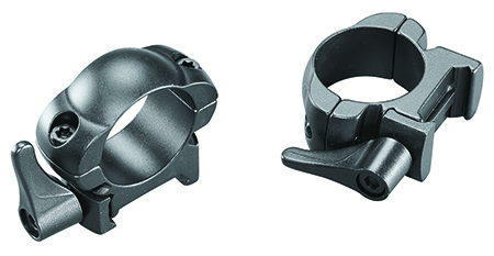 [076683493255] Weaver Mounts 49325 Lever Lok  Matte Black 1" Medium