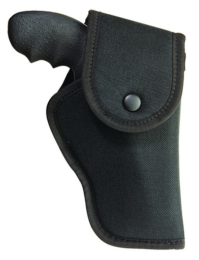 [043699815210] Uncle Mike's 81521 Sidekick Hip Holster OWB Size 52 Black Laminate Belt Fits Ruger Alaskan Right Hand