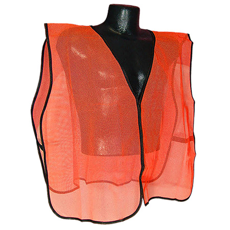 [674326223414] Radians SVO Safety Vest  OSFA Orange Polyester Mesh