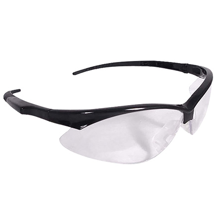 [674326224794] Radians OB0110CS Outback Shooting Glasses Adult Clear Lens Anti-Fog Black Frame