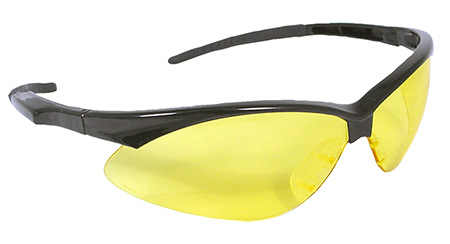 [674326224824] Radians OB140CS Outback Shooting Glasses Adult Amber Lens Anti-Fog Black Frame