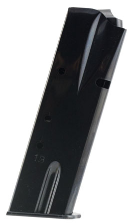 [765595440050] Mec-Gar MGBRHP13B Standard 13rd 9mm Luger Fits Browning Hi-Power/Springfield SA-35, Blued Carbon Steel