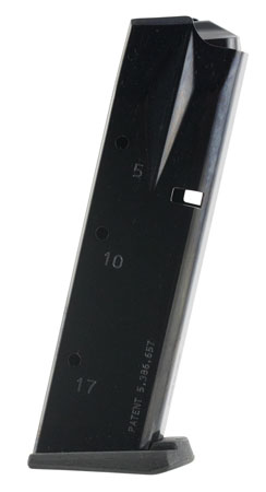 [765595440128] Mec-Gar MGSW5917B Standard  Blued Detachable 17rd 9mm Luger for S&W 659/5900/910/915