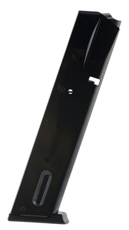 [765595440135] Mec-Gar MGSW5920B Standard  Blued Detachable 20rd 9mm Luger for S&W 659/5900/910/915