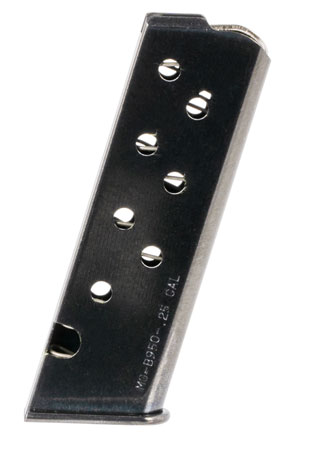 [765595101906] Mec-Gar MGPB95008 Beretta 8rd 25 ACP Fits Beretta 950 Jetfire, Blued Carbon Steel