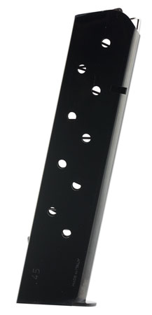 [765595112803] Mec-Gar MGCG4510B Standard  Blued Detachable 10rd 45 ACP for 1911 Government