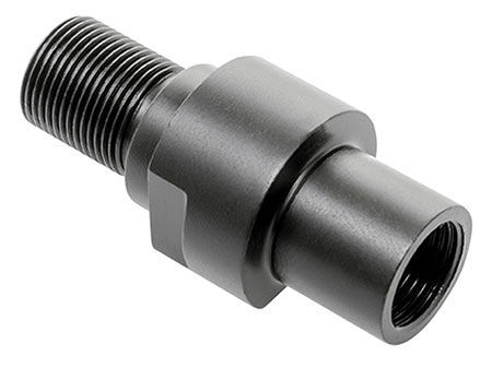 [815835017112] CMMG 57DA53A Thread Adapter  223 Rem/5.56x45mm NATO FN PS90 Black Steel 1/2"-28 tpi Tactical