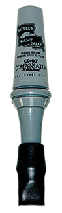 [086666200152] Haydel's Game Calls CC07 Compensator Sandhill Crane Crane Species Single Reed Open Call Gray Plastic