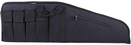 [672352244212] Bulldog BD421 Extreme Tactical  40" Black Water-Resistant Nylon, Tricot Lining, 4 External Velcro Magazine Pouches, Soft Padding